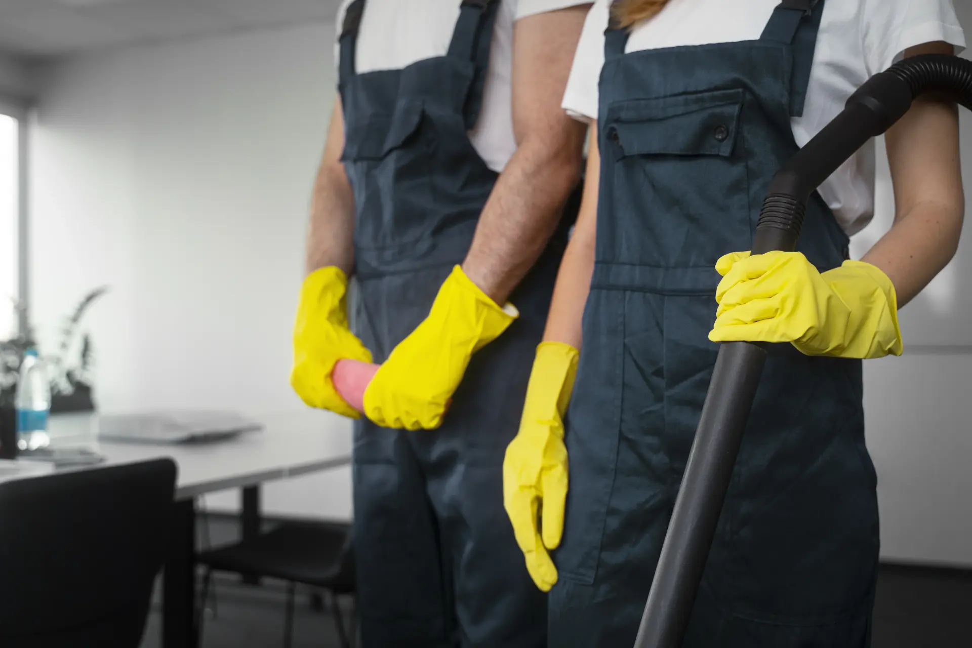 Equipo de limpieza profesional